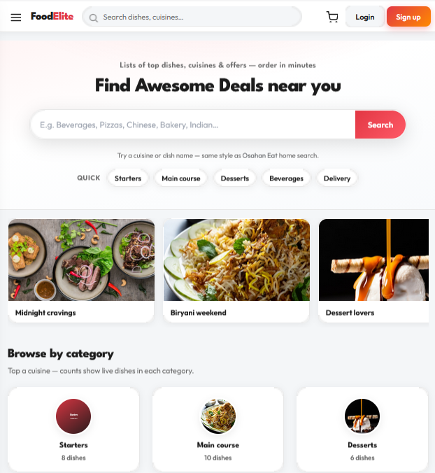 E-commerce project by Zion Infosystem