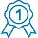 Certification badge indicating accreditation